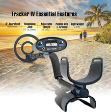 Load image into Gallery viewer, Bounty Hunter Tracker IV Metal Detector Bundle Includes Waterproof 8" Coil and Pinpointer - Open Box
