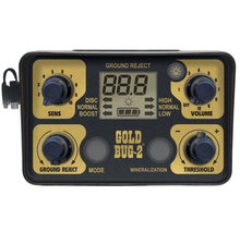 Load image into Gallery viewer, Fisher Gold Bug 2 Metal Detector w/ 10" and 6.5" Elliptical Search Coils