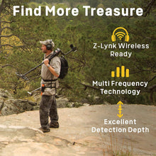Load image into Gallery viewer, Garrett AT MAX Waterproof Metal Detector, MS-3 Wireless Headphones, Pro-Pointer AT Z-Lynk Pinpointer and Hat by Sports365pro