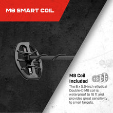 Load image into Gallery viewer, MINELAB Manticore Metal Detector with the 11", 8" and 15" DD Search Coils