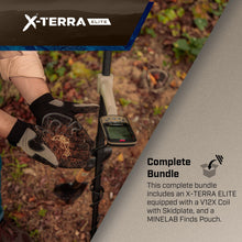 Load image into Gallery viewer, MINELAB X-Terra Elite Metal Detector with Finds Pouch
