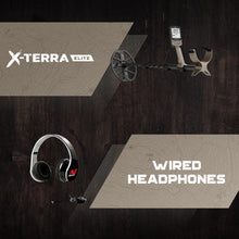 Load image into Gallery viewer, MINELAB X-Terra Elite Metal Detector with Wired Padded Headphones