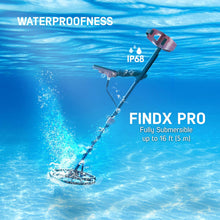 Load image into Gallery viewer, Nokta FINDX PRO Metal Detector for Gold with Headphones, Carrying Bag, Premium Digger Used by Sports365pro