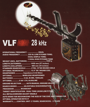 Load image into Gallery viewer, Detech EDS Gold Catcher Metal Detector w/ 6"x6" & 10"x10" DD Search Coils