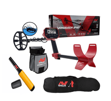 Load image into Gallery viewer, Minelab Vanquish 340 Metal Detector w/Pro-Find 20 Pinpointer, Carry Bag, Finds Pouch