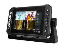 Load image into Gallery viewer, LOWRANCE ELITE FS 7 CHARTPLOTTER/FISHFINDER W/ACTIVE IMAGIN 3-IN-1 TRANSOM MOUNT TRANSDUCER
