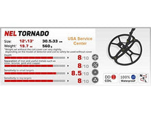 Load image into Gallery viewer, NEL Tornado 12 x 13 DD Search Coil for Garrett AT Max