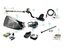 Load image into Gallery viewer, Nokta Makro Gold Racer Metal Detector PRO Package w/ 2 Waterproof Coils PLUS Extras