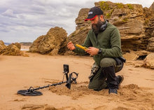 Load image into Gallery viewer, Nokta Simplex Ultra WHP Metal Detector with AccuPoint Pinpointer and Starter Pack