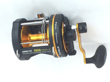 Load image into Gallery viewer, OMOTO DELUXE GTR 2-SPEED GRAPHITE REEL LEVEL WIND OCEAN TROLLING FISHING T30L-II by Sports365pro