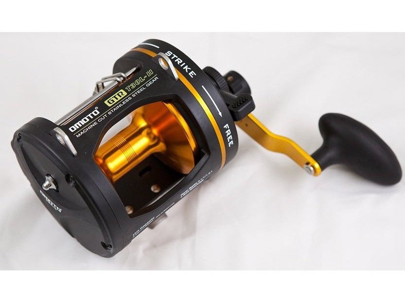 OMOTO DELUXE GTR 2-SPEED GRAPHITE OCEAN TROLLING T30L-II