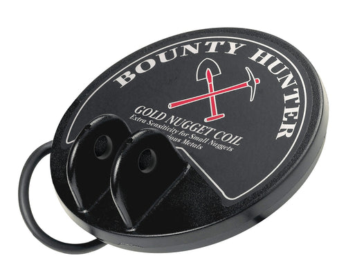 Bounty Hunter 4-Inch Gold Nugget Search Coil - Waterproof, Compatible with Bounty Hunter Metal Detectors, Ideal for Tight Quarters, Discriminates Between Valuable Metals, Iron & Trash