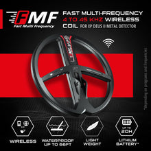 Load image into Gallery viewer, XP Deus II Metal Detector 11” FMF Search Coil with Coil Cover &amp; Lower Stem
