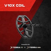 Load image into Gallery viewer, MINELAB V10X DD Waterproof 10&quot; Search Coil for X-Terra PRO Metal Detector Skidplate Included
