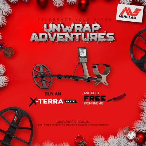 MINELAB X-Terra Elite Metal Detector with FREE Pro-Find 40 Pinpointer