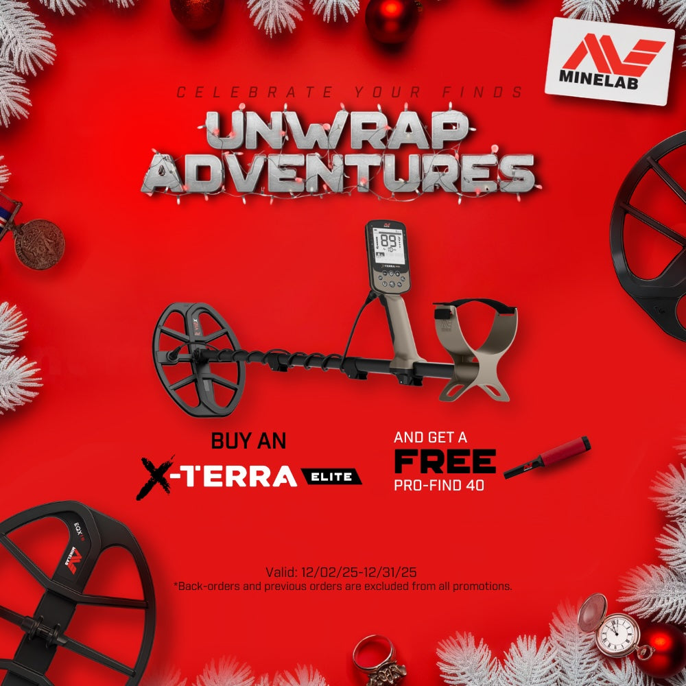 MINELAB X-Terra Elite Metal Detector with FREE Pro-Find 40 Pinpointer