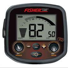 Load image into Gallery viewer, Fisher F19 Metal Detector with 10" x 5" DD Search Coil by Sports365pro
