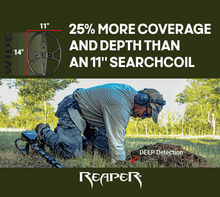 Load image into Gallery viewer, Garrett 14x11" DD Reaper Search Coil for ACE Series Metal Detectors Non-APEX Models by Sports365pro
