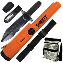 Load image into Gallery viewer, Garrett AT Pinpointer "Garrett Carrot" with Finds Pouch, Edge Digger and Belt by Sports365pro
