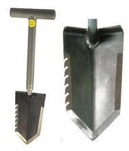 Load image into Gallery viewer, Lesche Mini Sampson 18" T-Handle Shovel with Serrated Blade by Sports365pro
