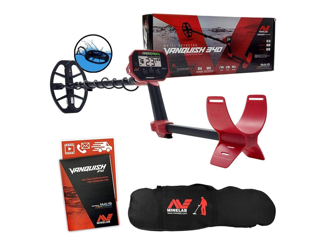 MINELAB Vanquish 340 Metal Detector with Carry Bag