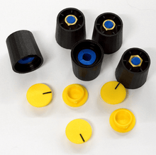 Load image into Gallery viewer, Minelab Excalibur Knobs and Caps Yellow by Sports365pro
