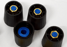 Load image into Gallery viewer, Minelab Excalibur Knobs and Caps Yellow by Sports365pro
