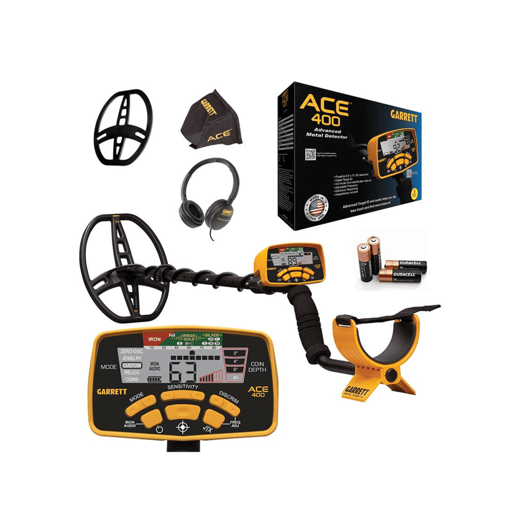 Garrett ACE 400 Metal Detector with FREE EXTRAS