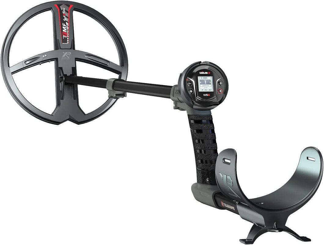 XP Deus II Metal Detector with WS6 Headphones and 11