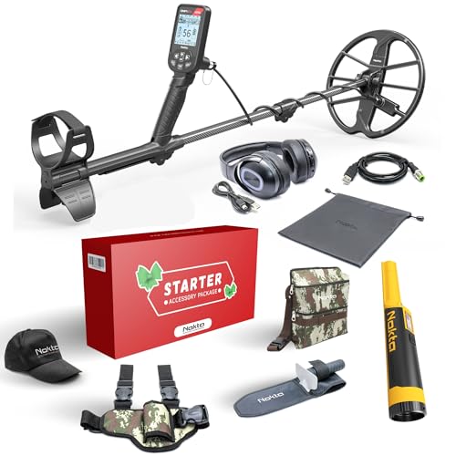Nokta Simplex Ultra WHP Metal Detector with AccuPoint Pinpointer and FREE Starter Pack