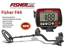 Load image into Gallery viewer, Fisher F44 Metal Detector Waterproof
