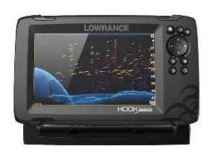 LOWRANCE HOOK REVEAL 7 CHARTPLOTTER/FISHFINDER W/TRIPLESHOT TRANSOM MOUNT TRANSDUCER & US INLAND CHARTS