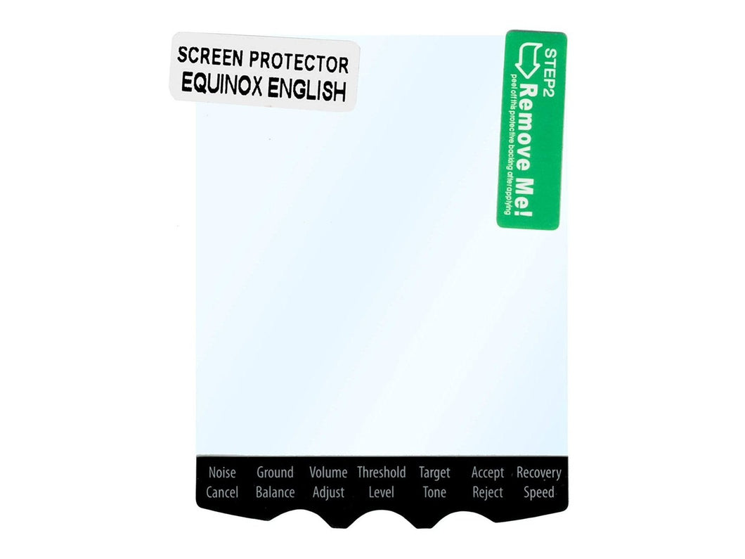 Minelab Screen Protector Pack for Equinox English