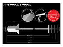 Load image into Gallery viewer, Nokta Makro Premium Metal Detecting Shovel - Adjustable &amp; Stainless Steel
