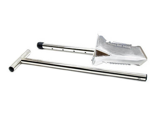 Nokta Makro Premium Metal Detecting Shovel - Adjustable & Stainless Steel