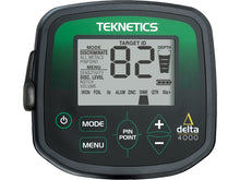 Load image into Gallery viewer, Teknetics Delta 4000 Metal Detector with 8&quot; Concentric Search Coil
