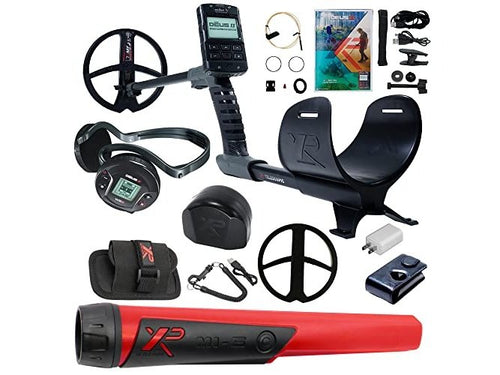XP Deus II Fast Multi Frequency Metal Detector with 9 FMF Search Coil and MI-6