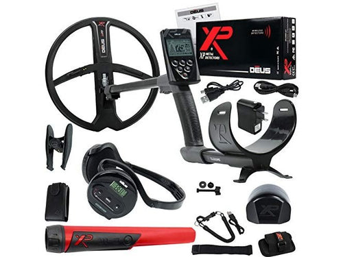 XP Deus Metal Detector w/MI-6 Pinpointer, Headphones, Remote and 11” X35 Coil