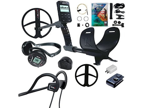 XP Metal Detectors XP Deus II FMF Metal Detector with 11'' Coil and Bone Conduction Headphones